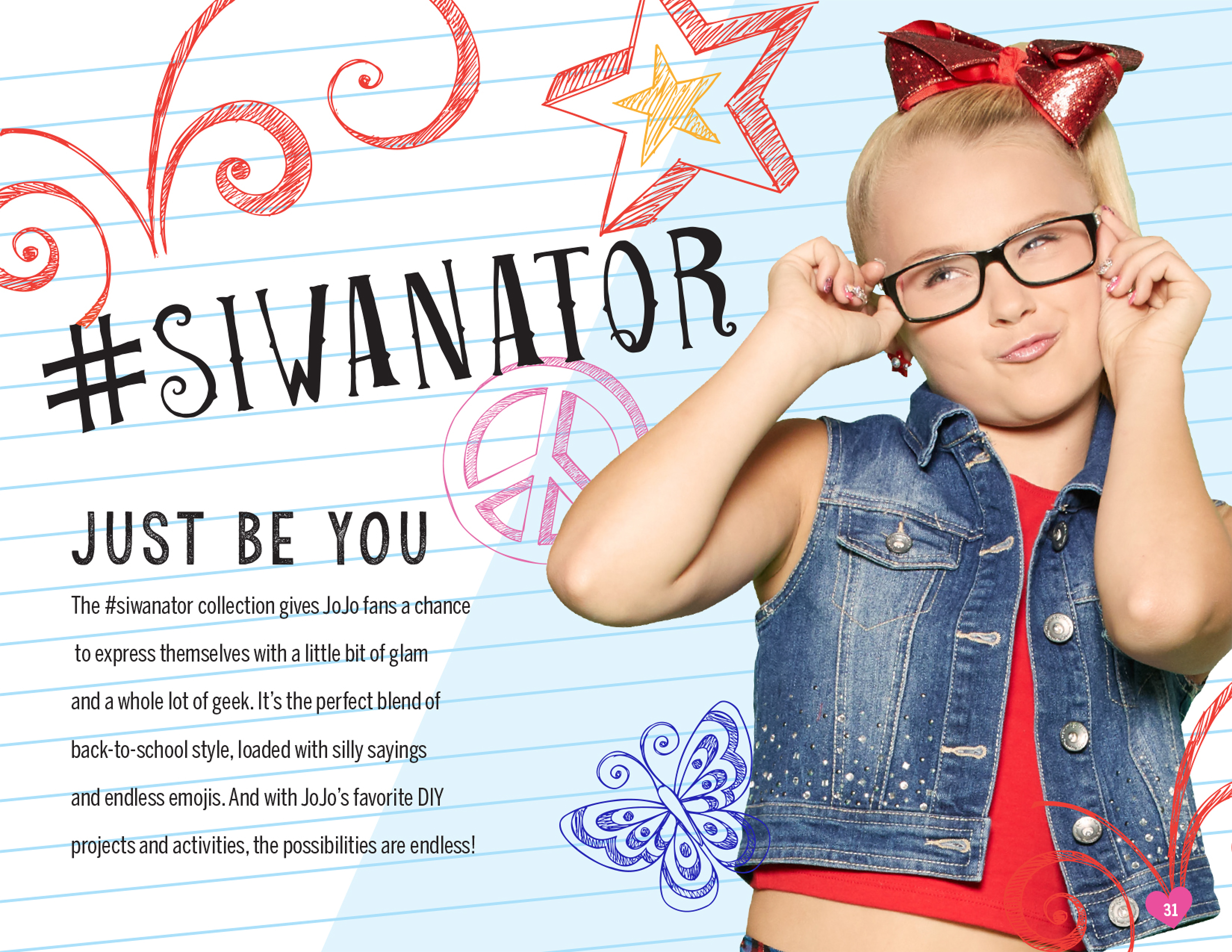 JoJo Siwa Consumer Products Partnership Style Guide Page