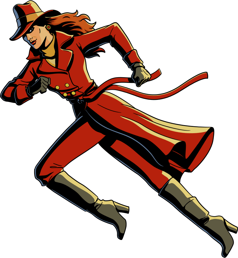 Where in the World is Carmen Sandiego Character Art