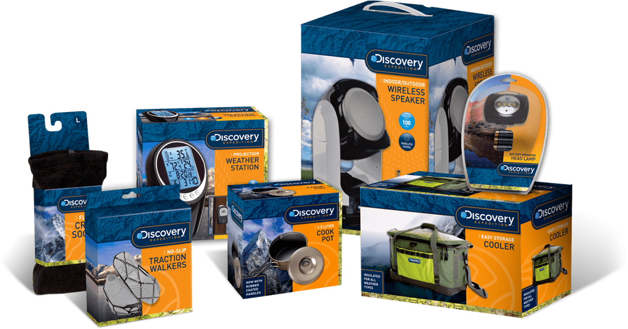 Discovery Expedition Brand Extension Packaging Design