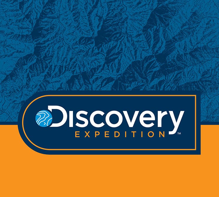Discovery Expedition sub-brand logo for lifestyle brand licensing style guides.