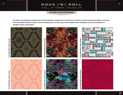 Rock and Roll Hall of Fame Graphic Design Guide 36