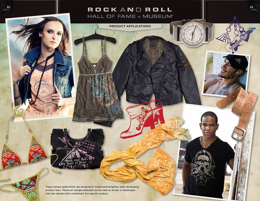 Rock and Roll Hall of Fame Graphic Design Products 1
