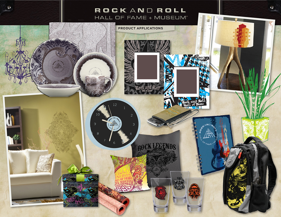 Rock and Roll Hall of Fame Graphic Design Product Vision 2