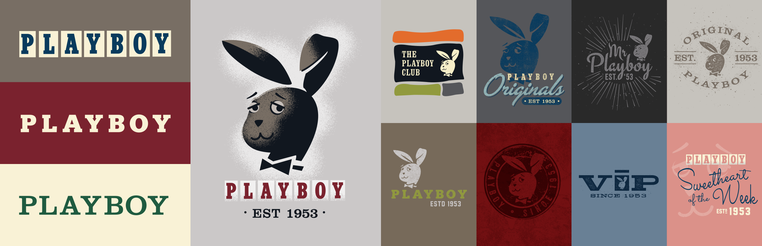 Playboy Heritage Collection Lookbook Graphics