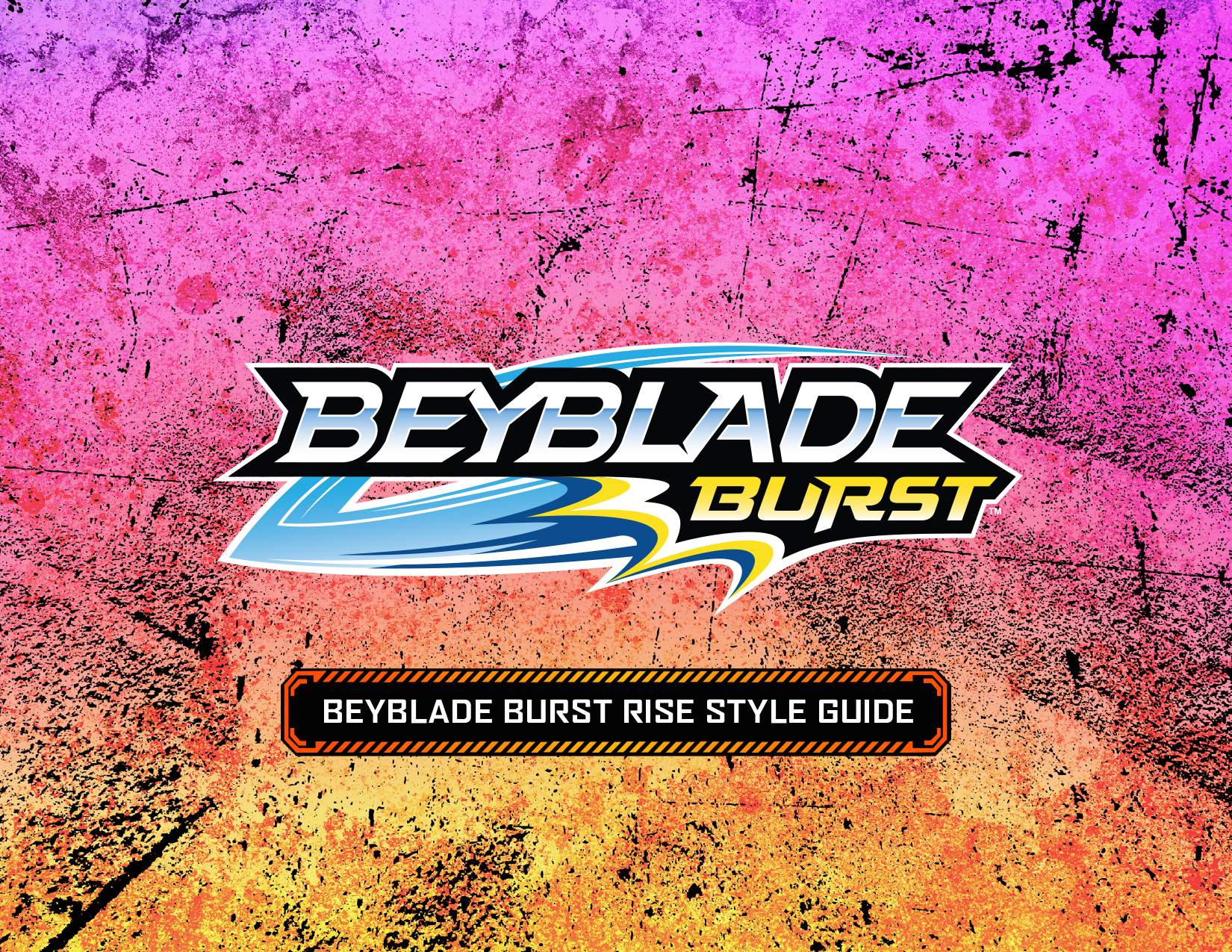 Beyblade Burst Global Brand Licensing Rise Style Guide Cover