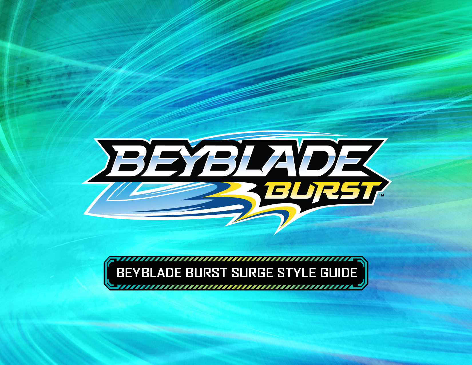 Beyblade Burst Global Brand Licensing Surge Style Guide Cover