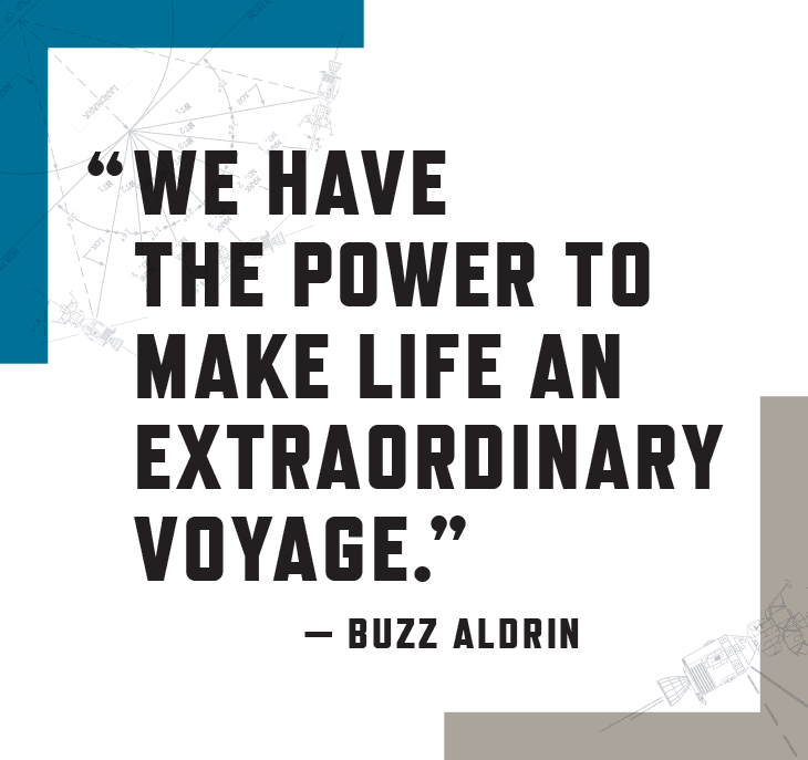 Buzz Aldrin Celebrity Brand Quote