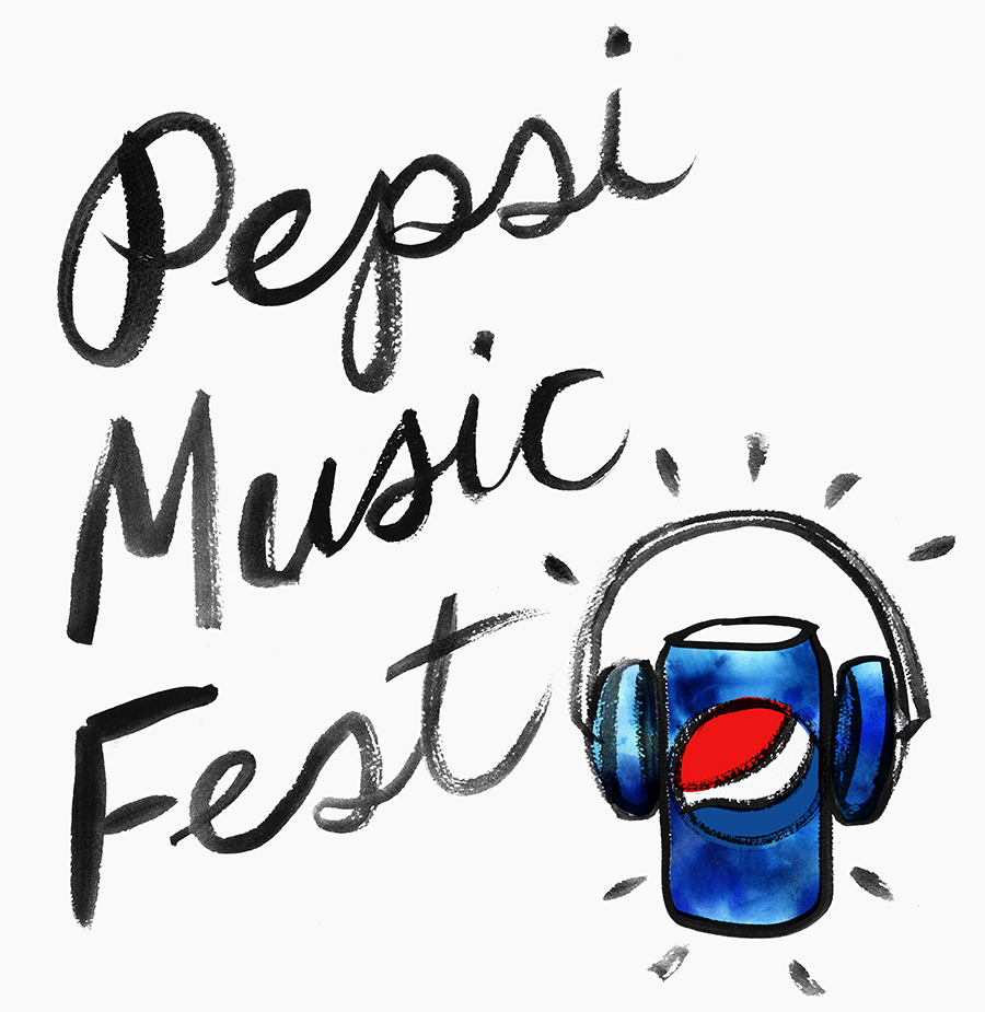 Pepsi Festival Music Fest Design