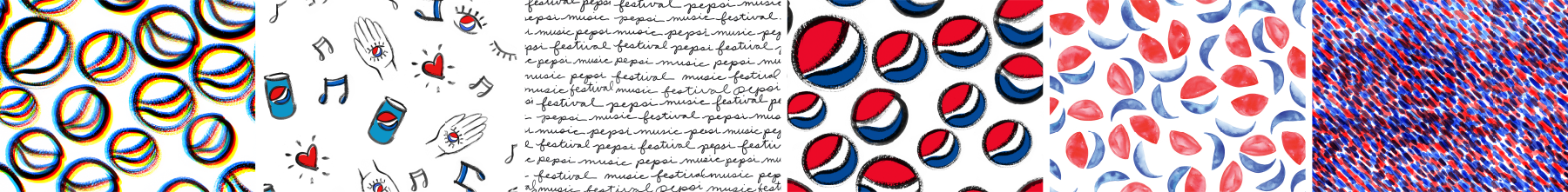 Pepsi Festival Patterns