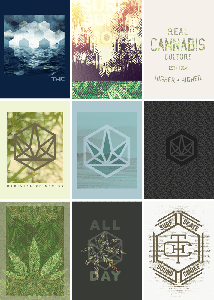 THC Lifestyle Brand Licensing Designs Sativa