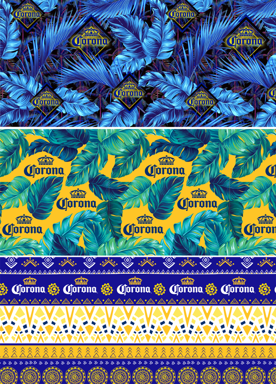 Corona Festival Patterns