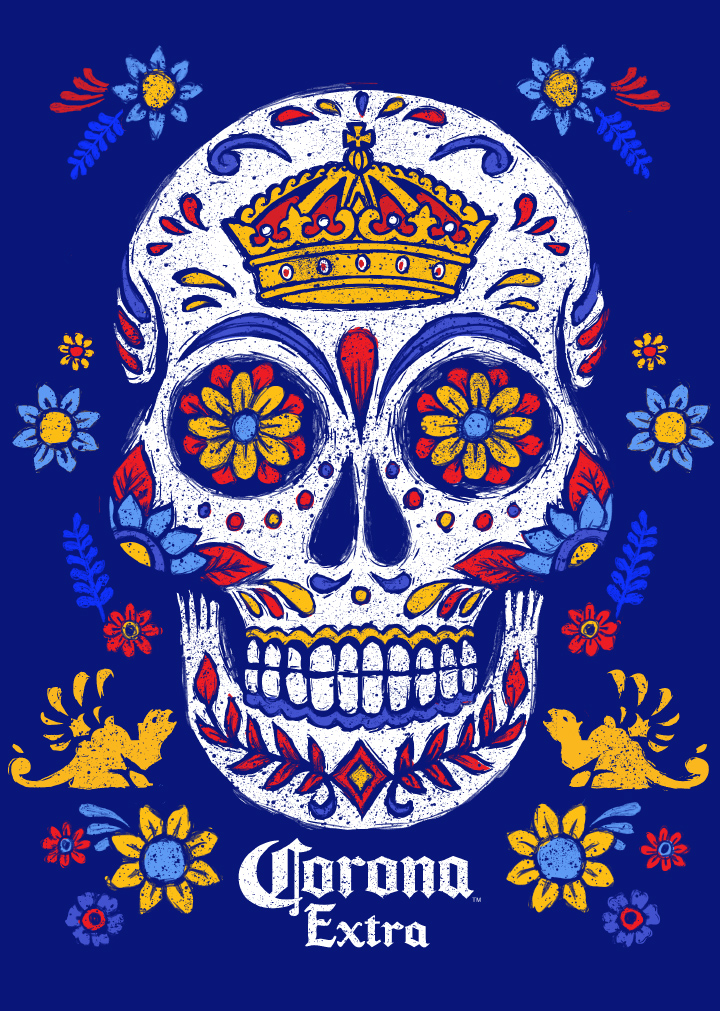 Corona Consumer Product Licensing Skull Design