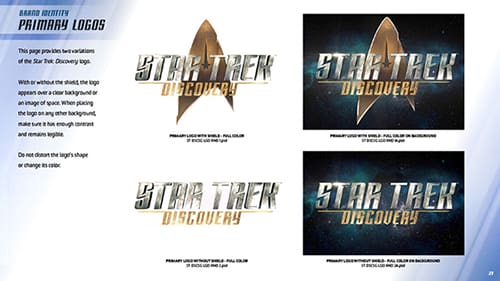 Star Trek Discovery Brand Licensing Style Guide Primary Logos