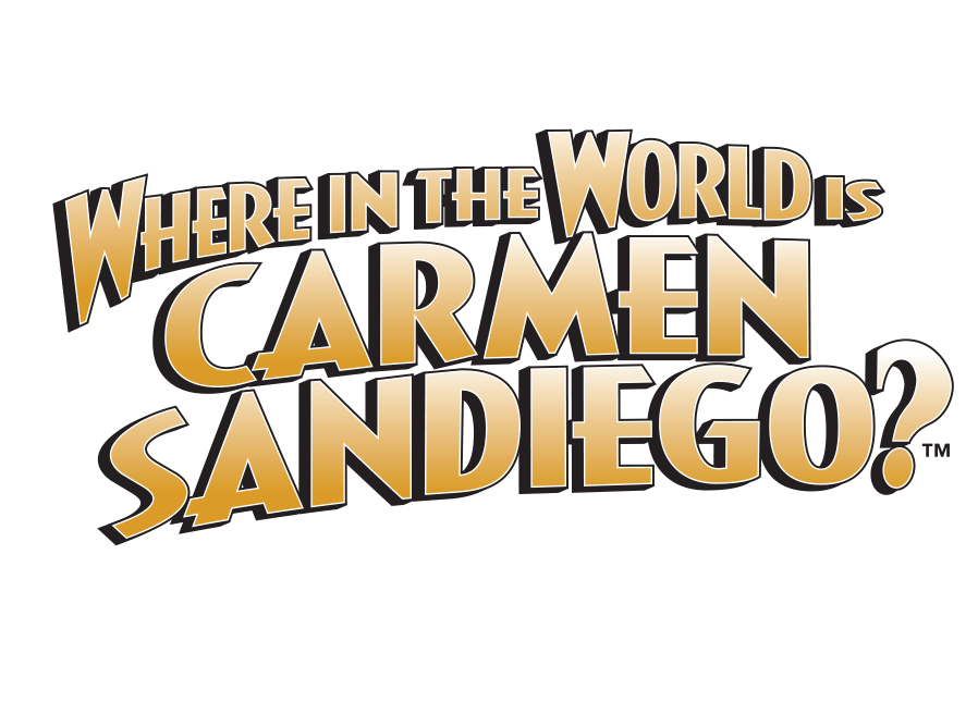 Where in the World is Carmen Sandiego Logo B