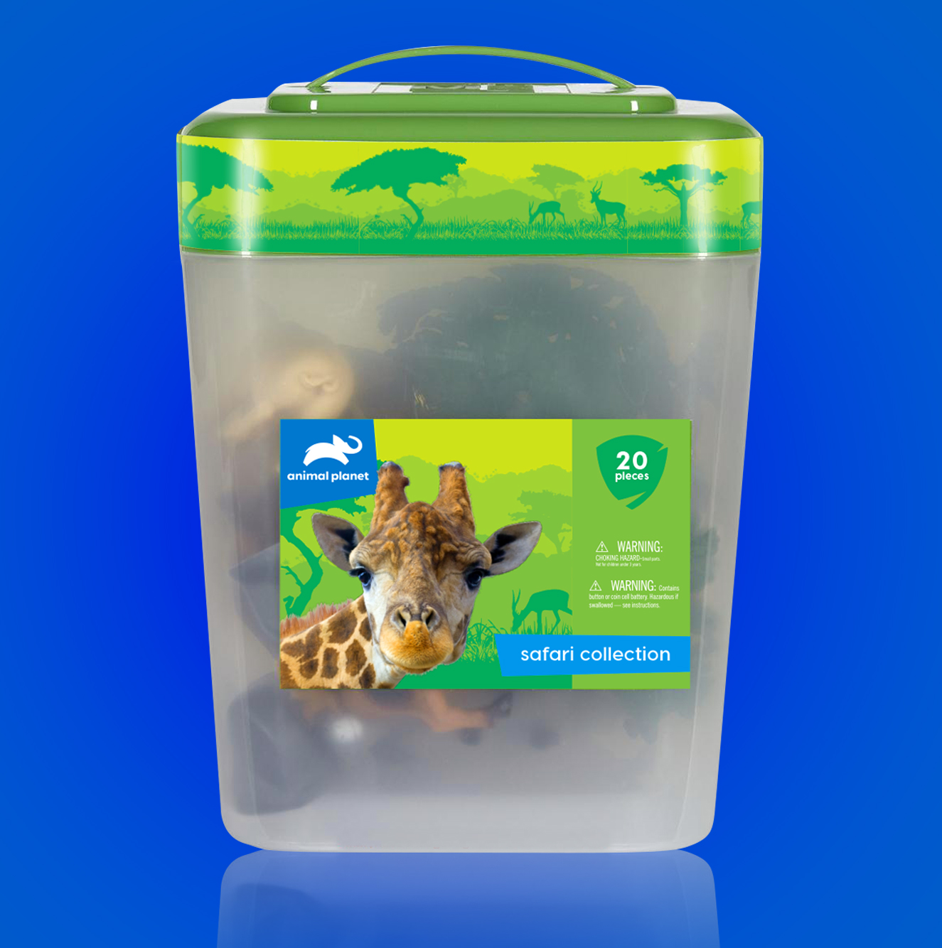 Animal Planet Toy Packaging Bucket