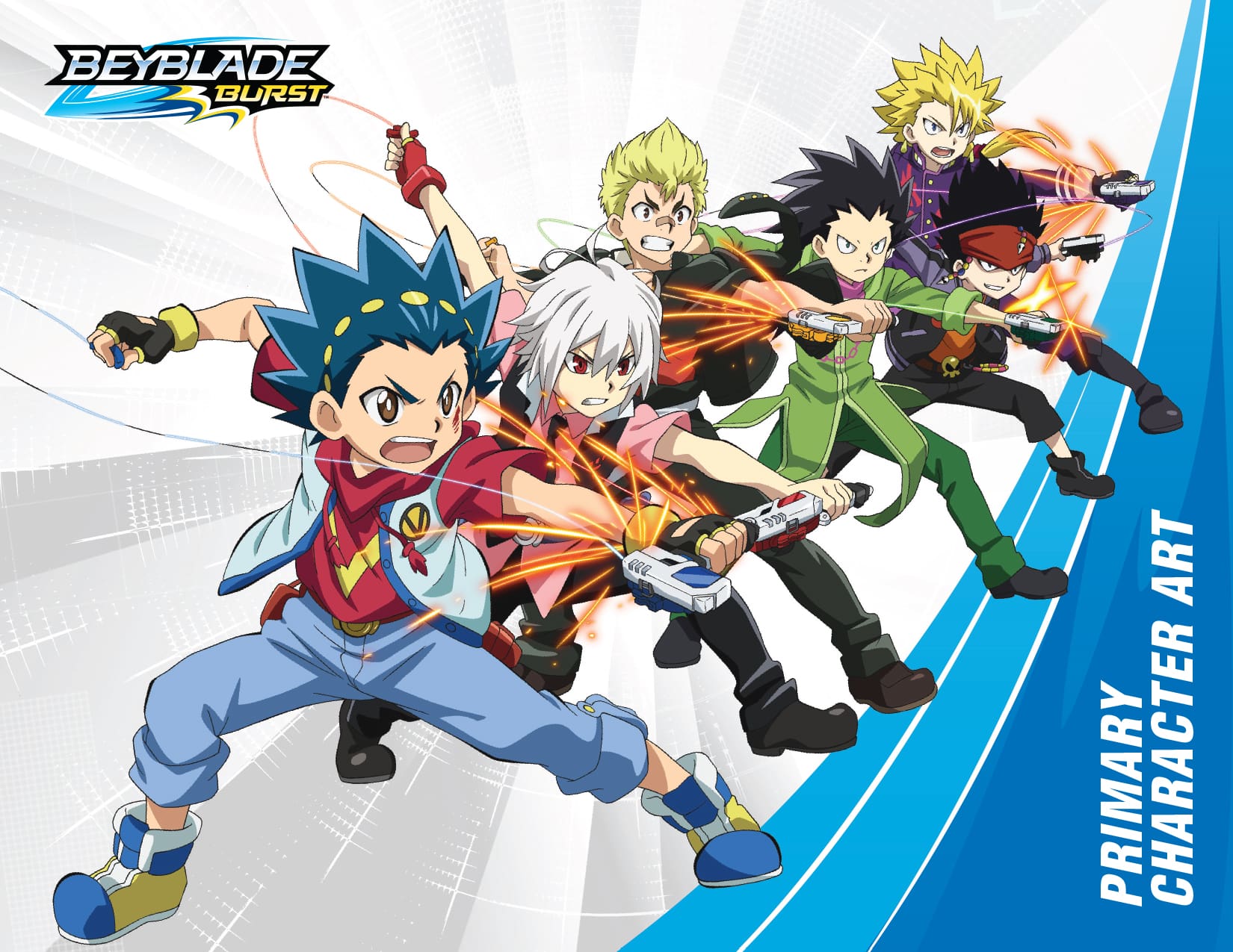 Beyblade Burst Global Brand Licensing Primary Character Art