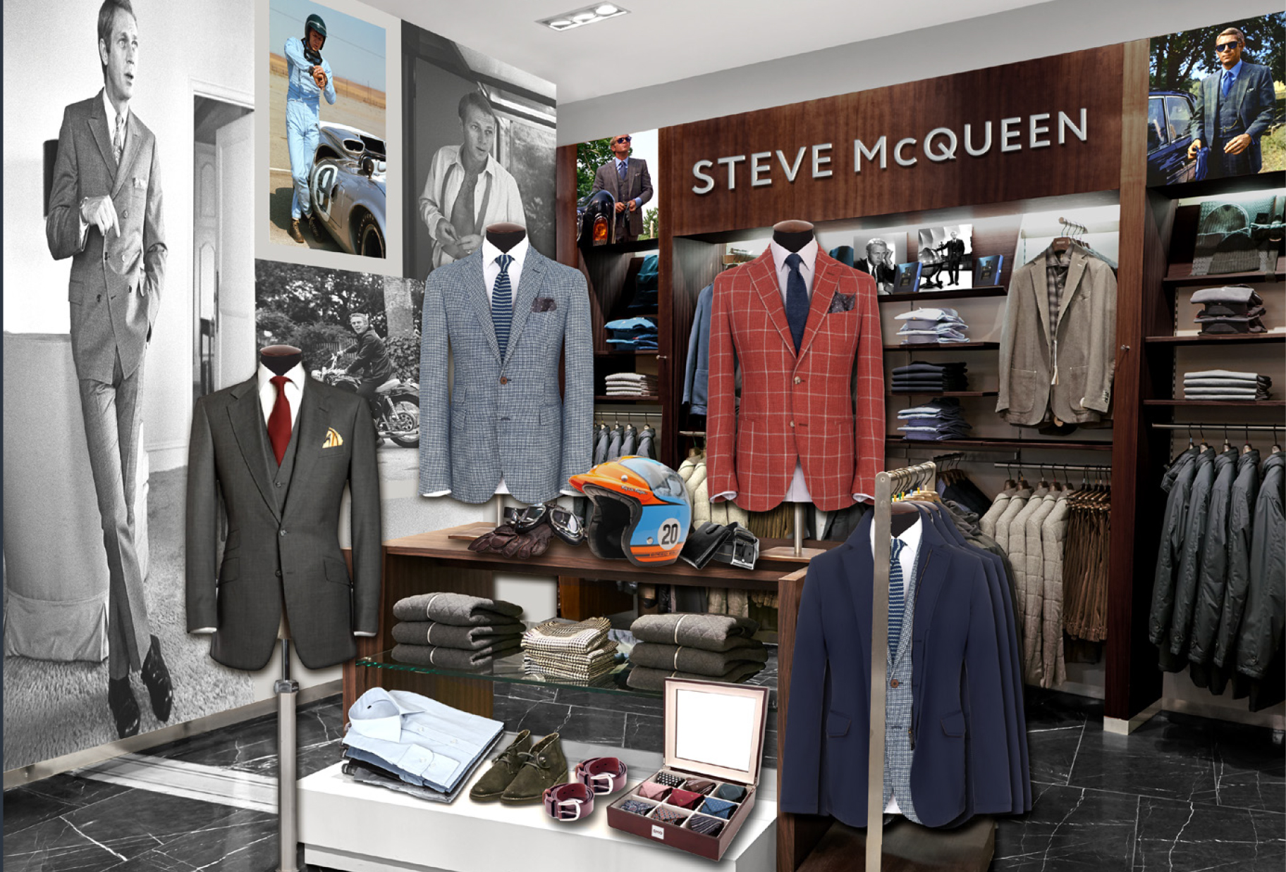 Steve McQueen Celebrity Licensing Fashion Vision