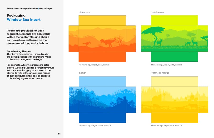 Animal Planet Toy Packaging Window Box Insert