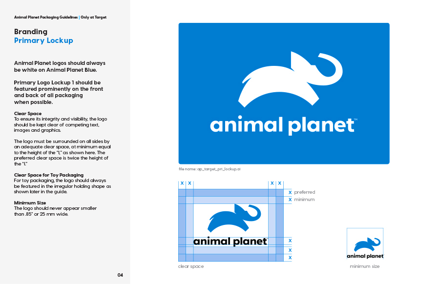Animal Planet Toy Packaging Primary Logo Lockup