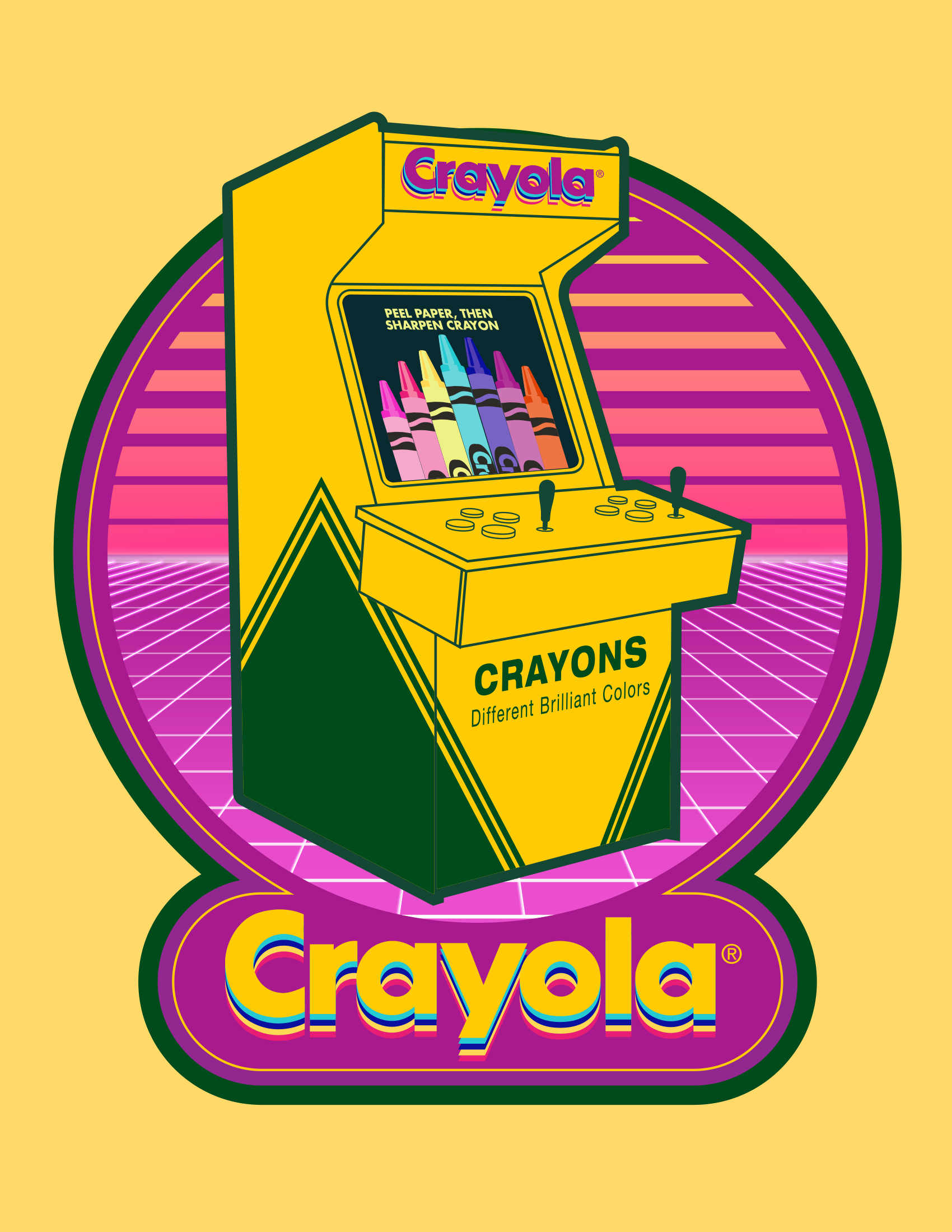 Crayola Retro Asset Collection