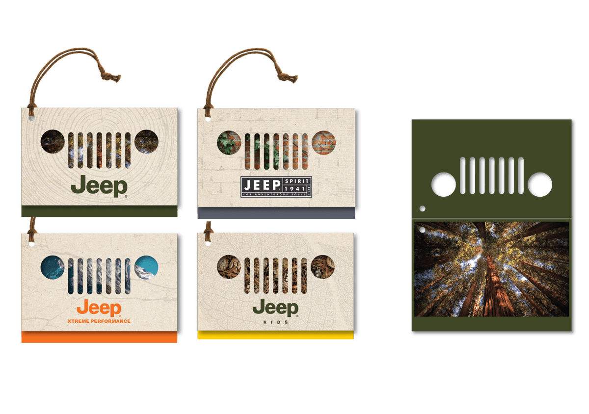 Jeep Brand Guidelines Hangtags