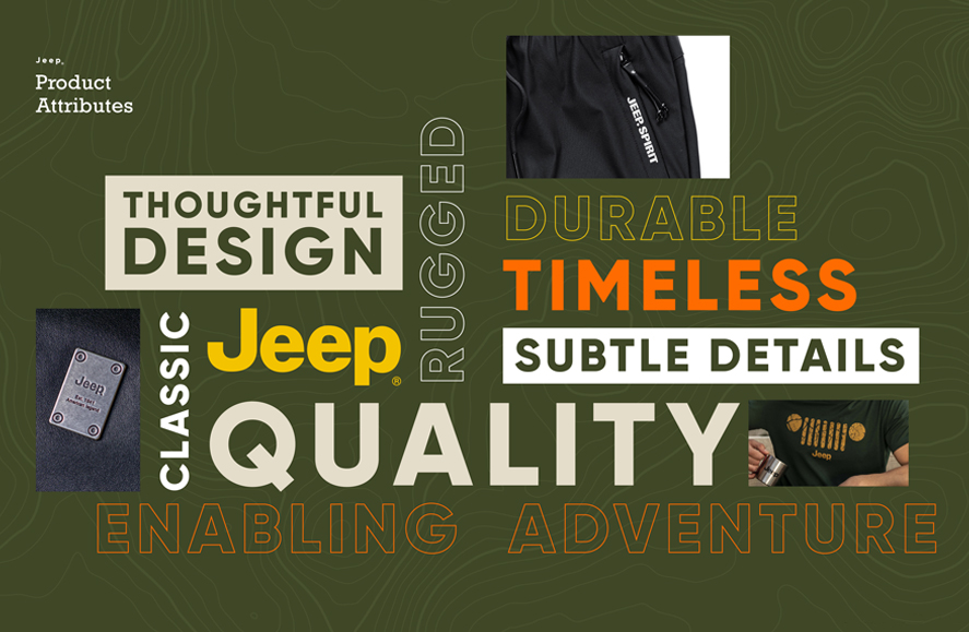 Jeep Brand Guidelines Product Attributes