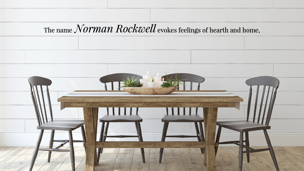 Norman Rockwell Brand Vision and Website Design Brand Story