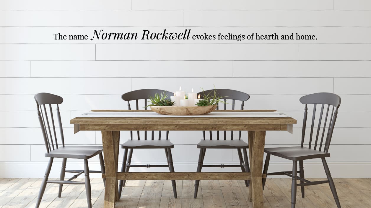 Norman Rockwell Brand Vision and Website Design Brand Story