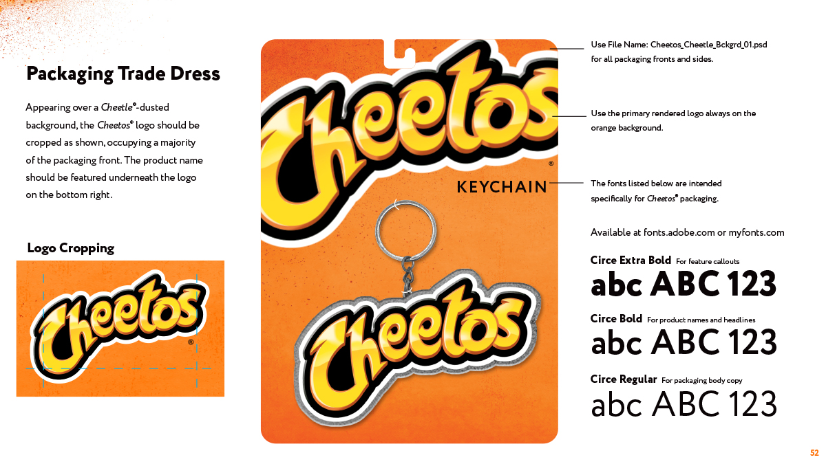 Cheetos Licensing Style Guide