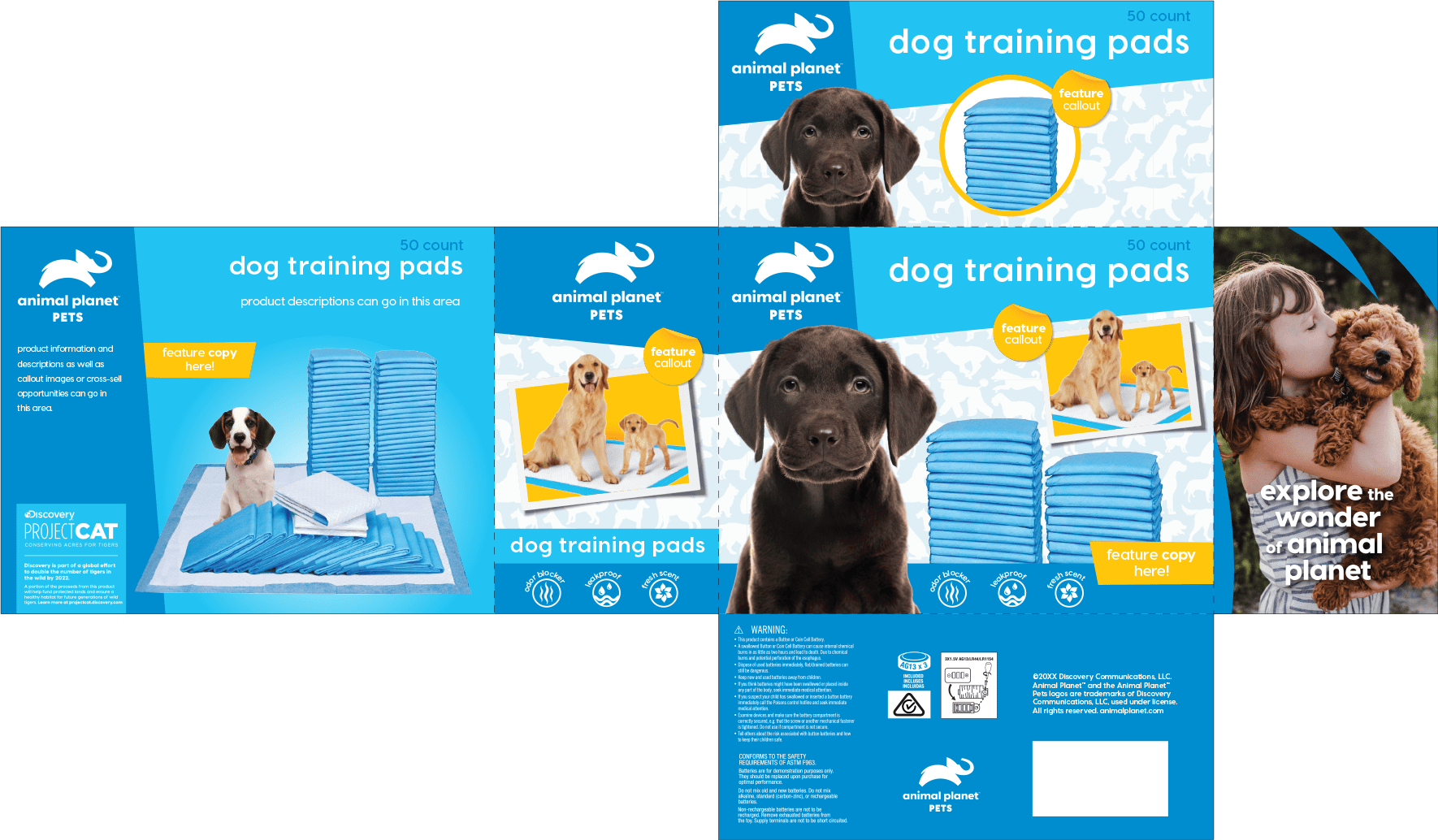 Animal Planet Pets Packaging Closed Box Example