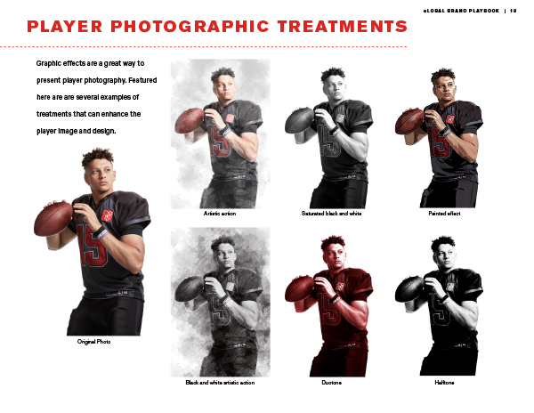 NFLPA Brand Style Guide Photo Treatments