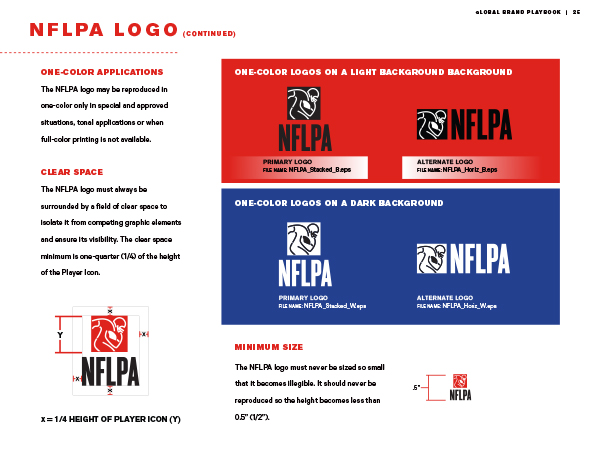 NFLPA Brand Style Guide Logo 2