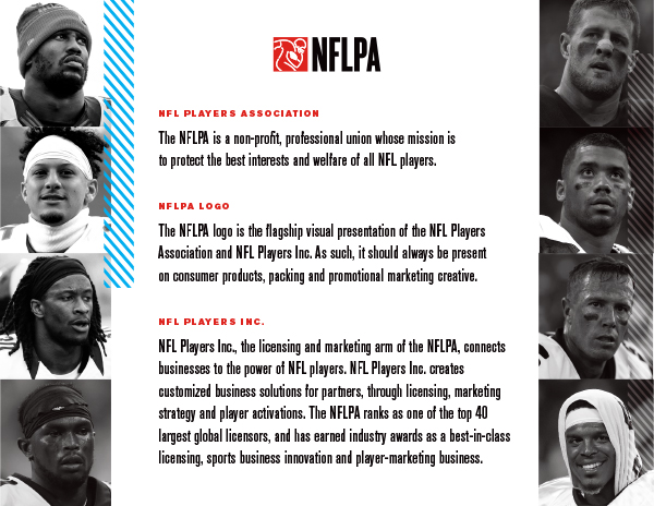 NFLPA Product Vision Pitch Decks Brand Style Guide Associations