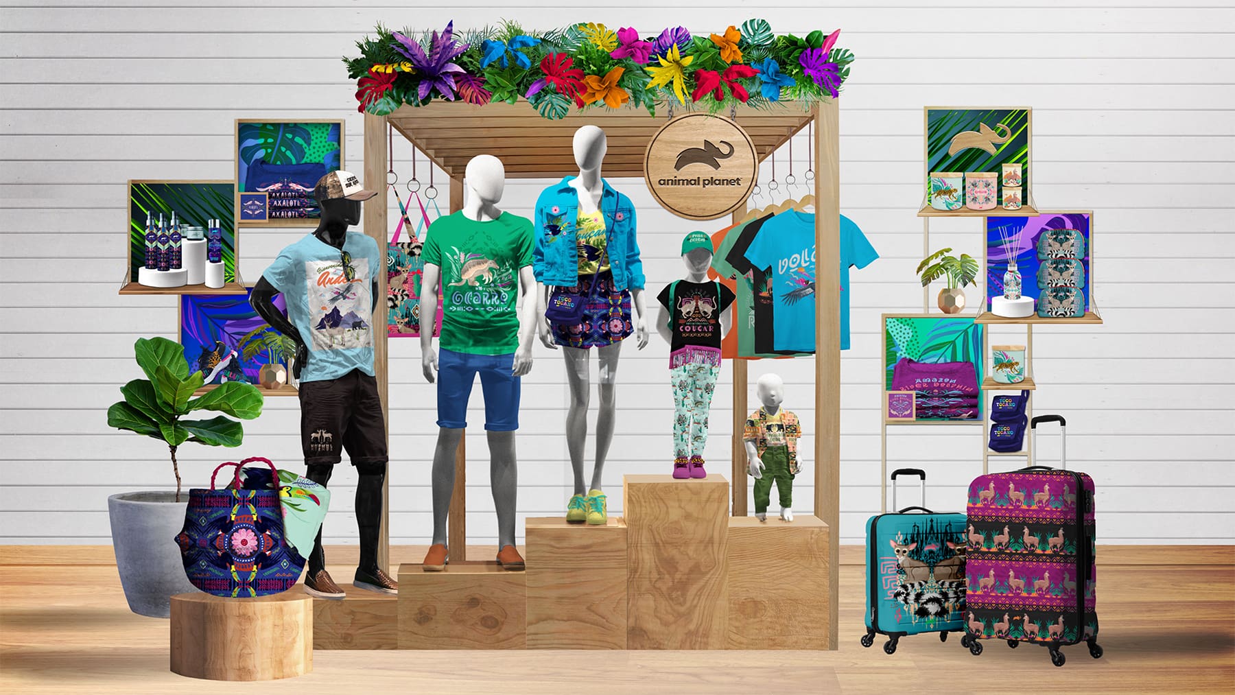 Animal Planet Latin American Kingdom Illustrations Retail Vision