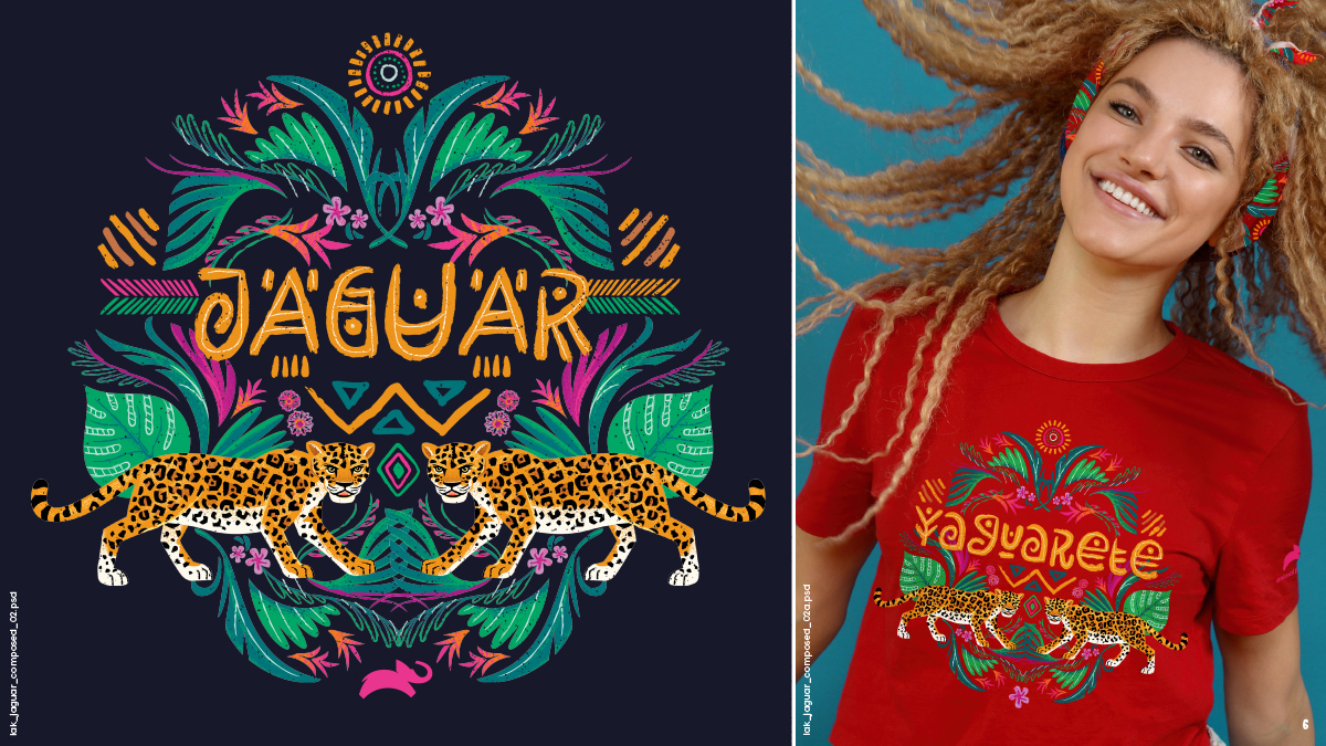 Animal Planet Latin American Kingdom Illustrations Jaguar Product Vision