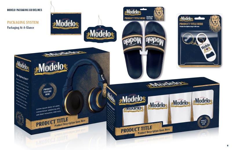 Modelo Packaging Guidelines Packaging Example