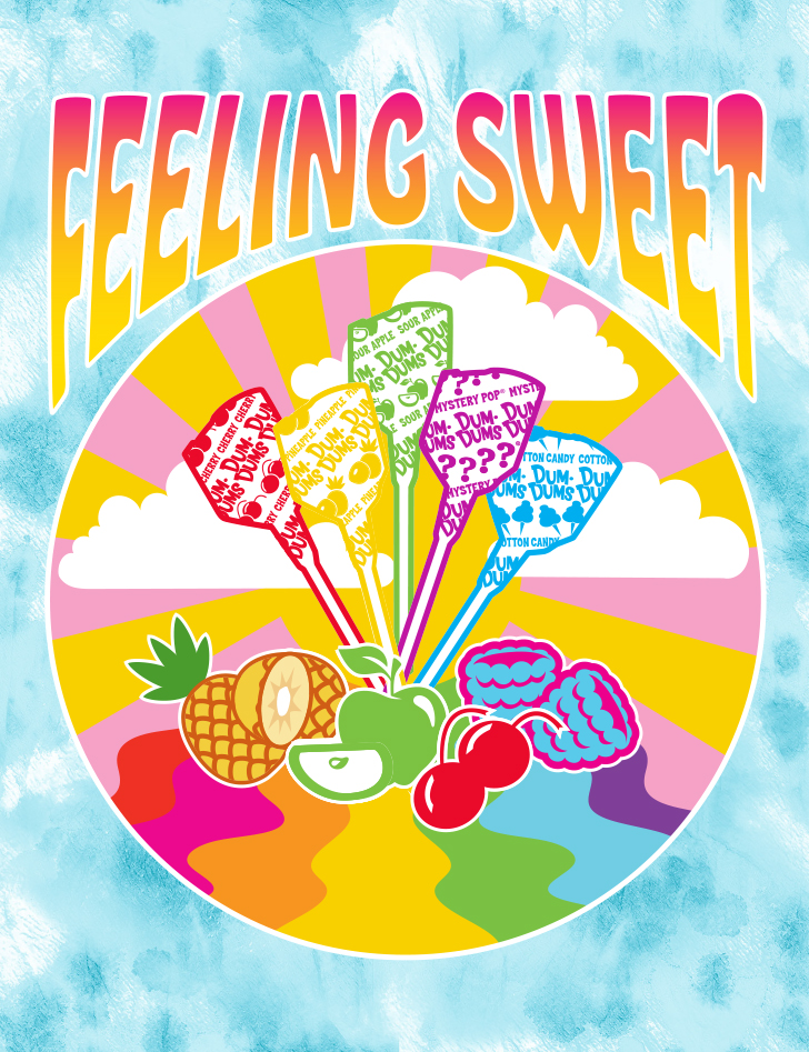 Spangler Candy Style Guides Dum-Dums Trippy Design