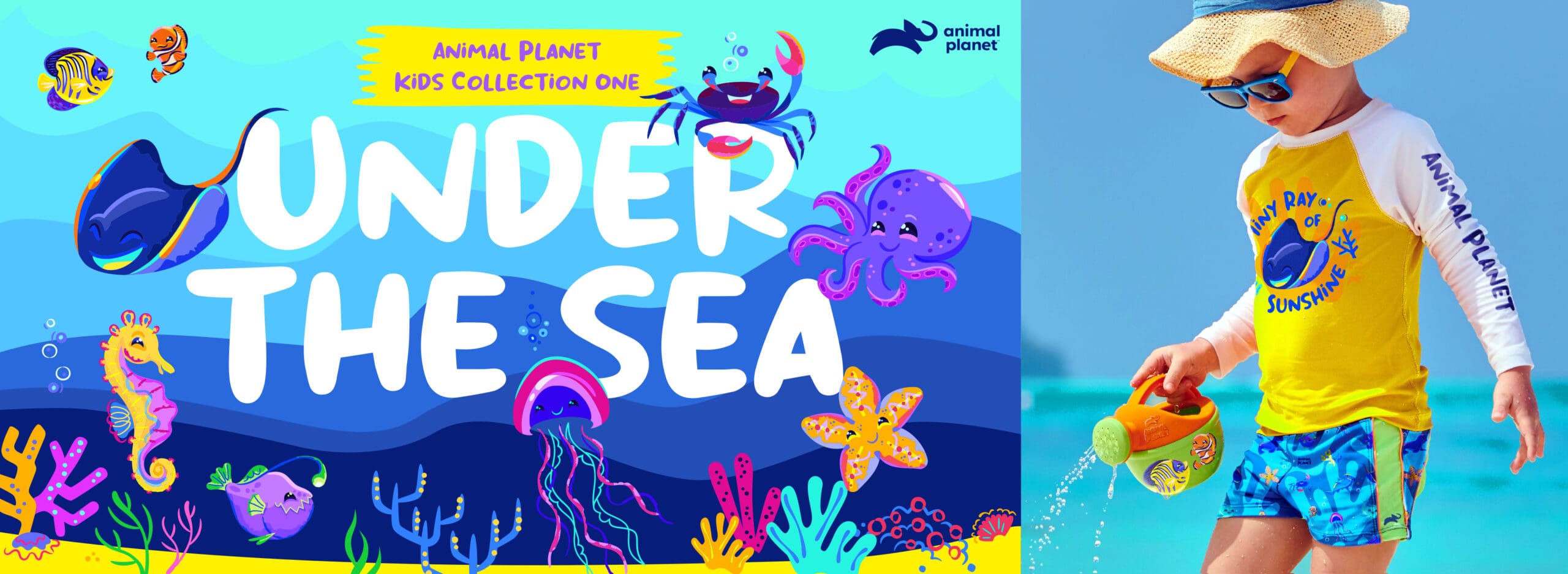 Cover image for Animal Planet Kids Collection One: Under the Sea, featuring character art.