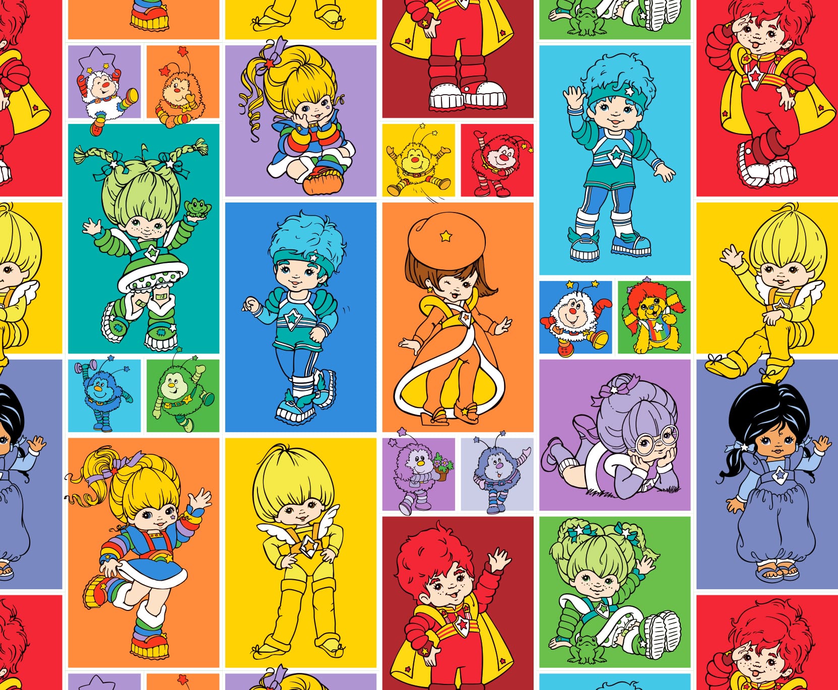 Rainbow Brite Color Kids pattern for licensees